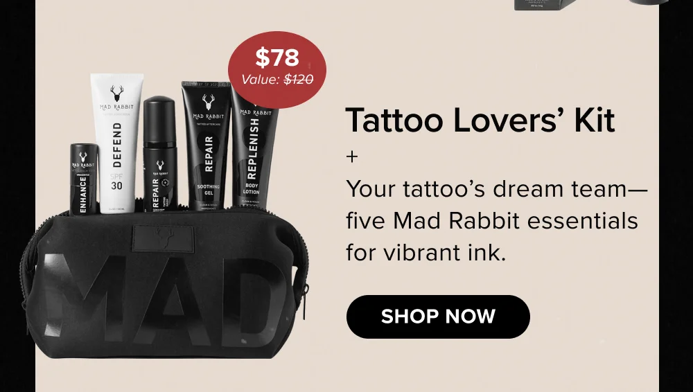 Tattoo Lovers’ Kit [ SHOP NOW ]