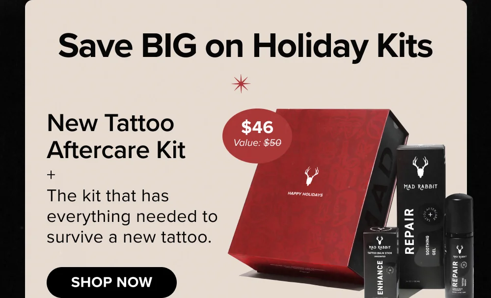 New Tattoo Aftercare Kit [ SHOP NOW ]