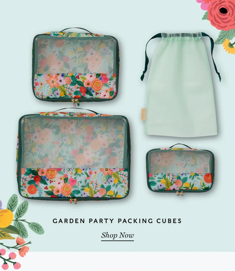 Shop Garden Party Packing Cubes