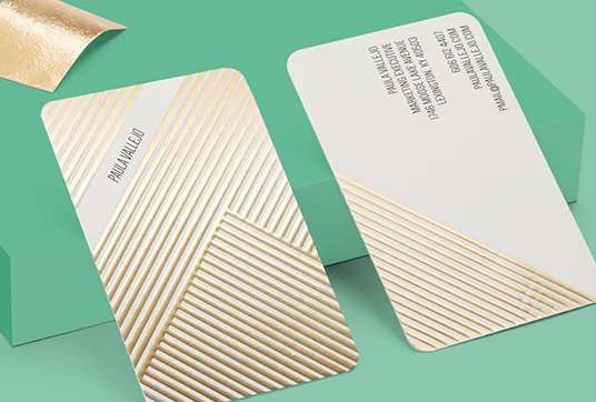 Gold Foil Business Cards