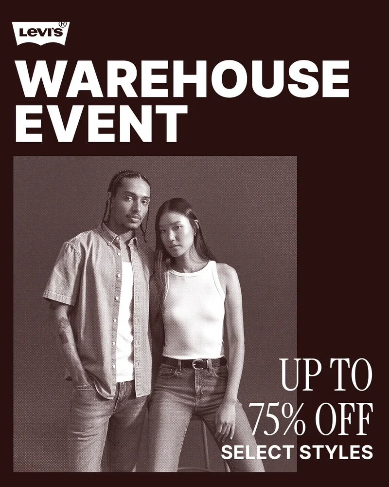 UP TO 75% OFF SELECT STYLES