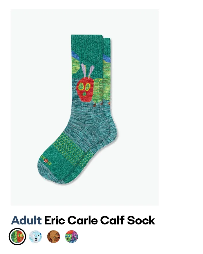Adult Eric Carle Calf Sock