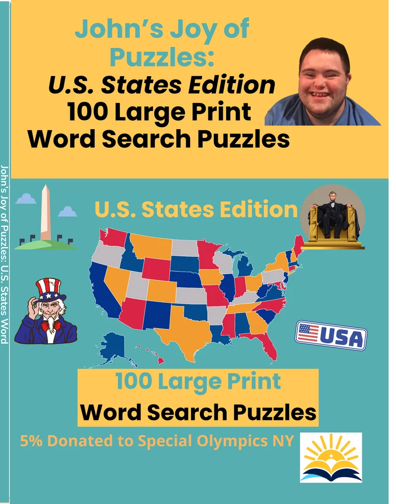 Image of John's Joy of Word Search Puzzles: US States Edition
