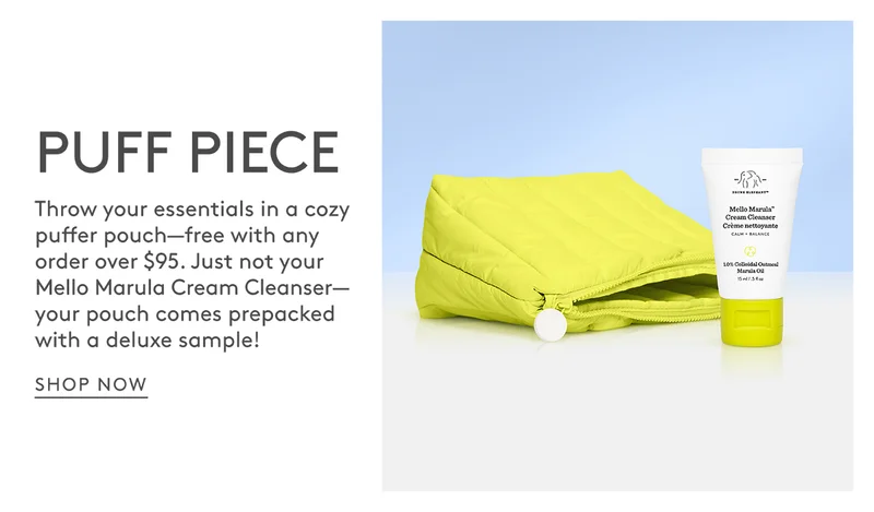 FREE Mello Puffer Pouch + Mello Marula Cream Cleanser
