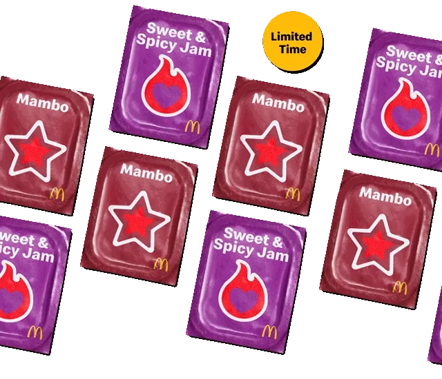 Limited time Sweet & Spicy Jam and Mambo Sauce