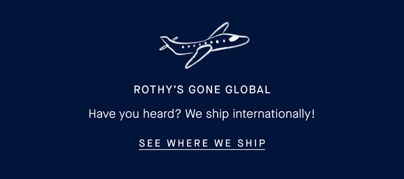 Rothy’s gone global. Have you heard? We ship internationally! SEE WHERE WE SHIP