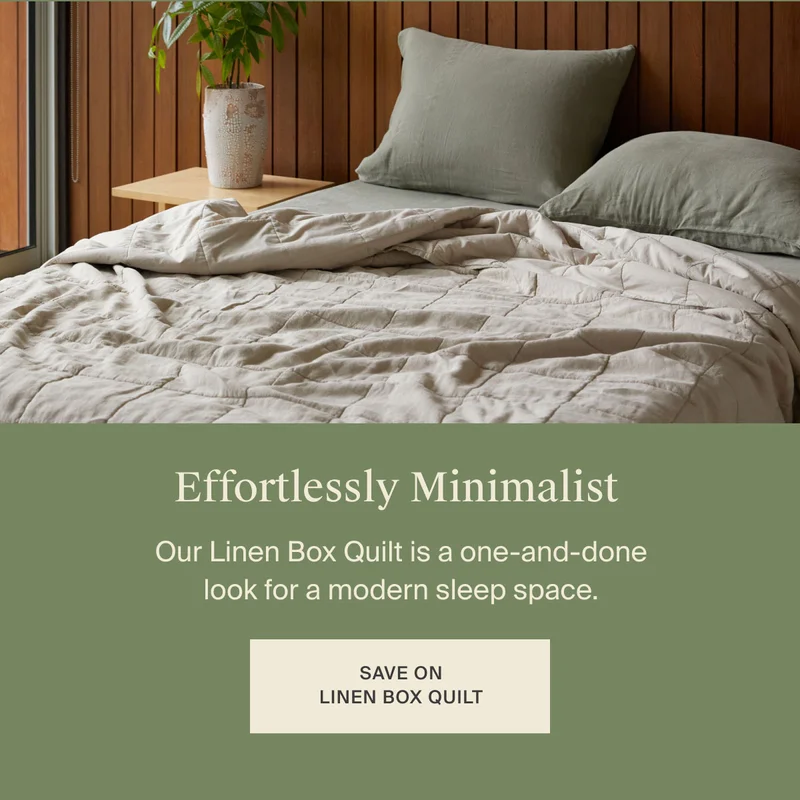 Save on Linen Box Quilt