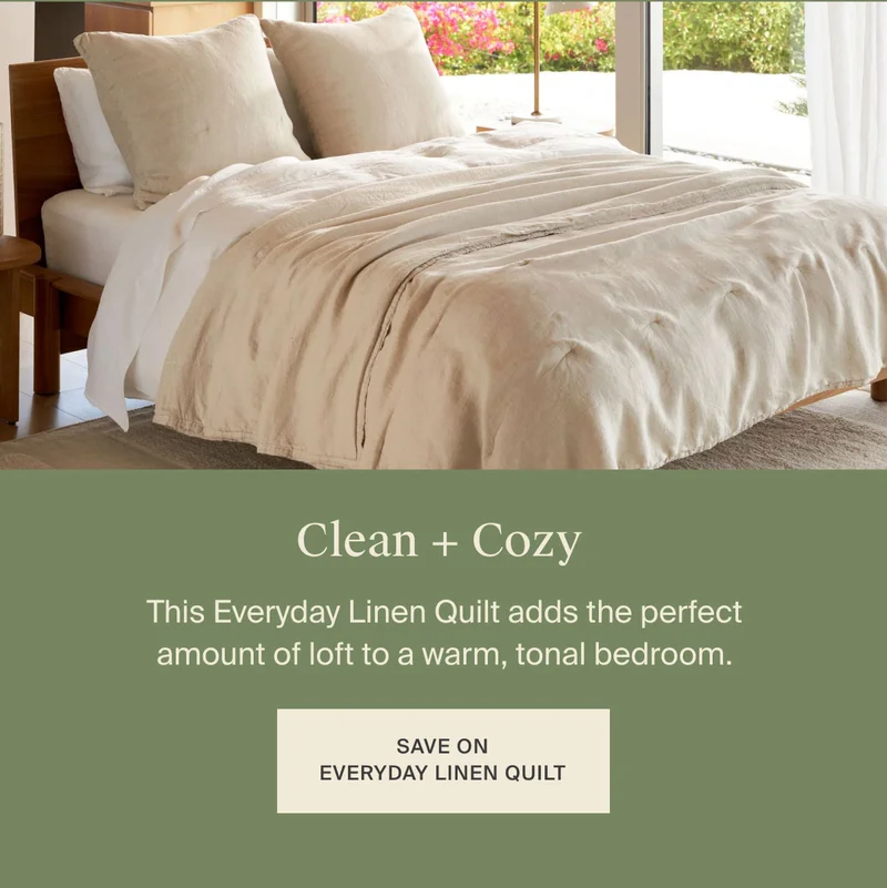 Save on Everyday Linen Quilt