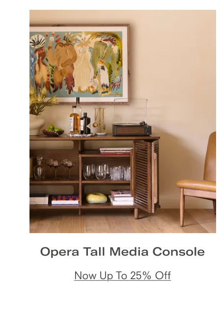 Opera Tall Media Console