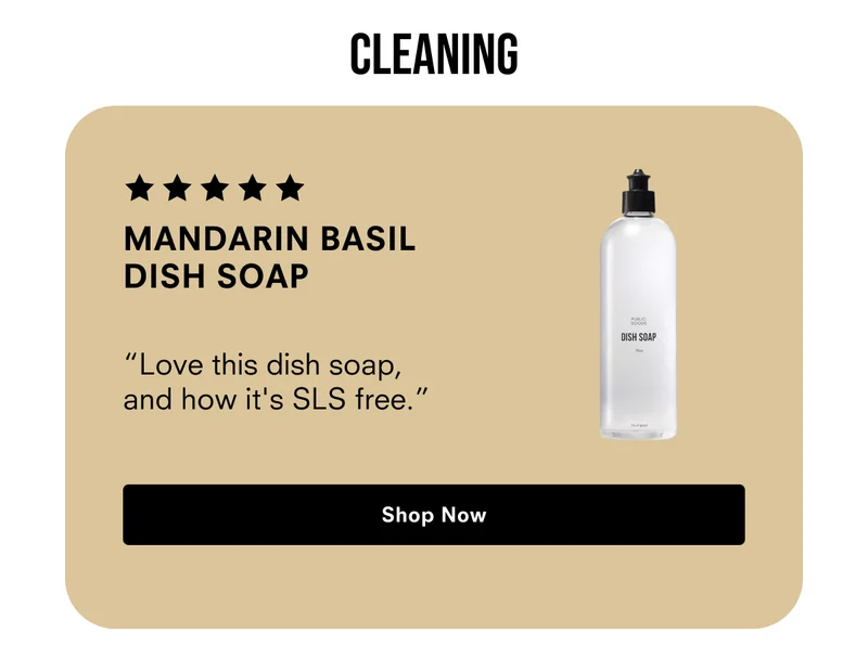 Mandarin Basil Dish Soap