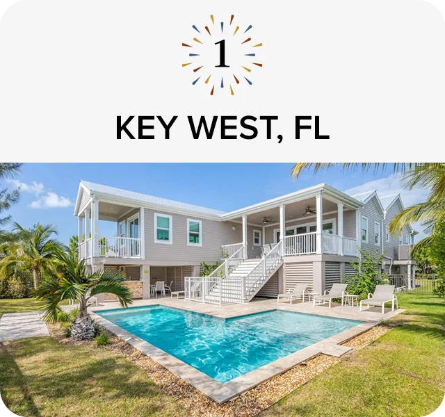 Relax in a sun-soaked vacation rental with coastal charm in Key West, Florida.