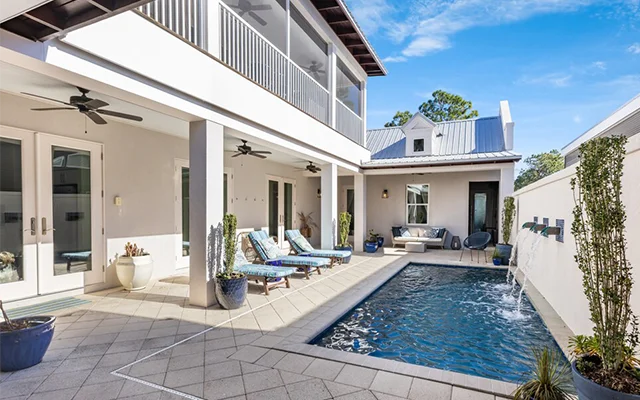 Enjoy coastal serenity in a modern vacation rental in Santa Rosa Beach, Florida.