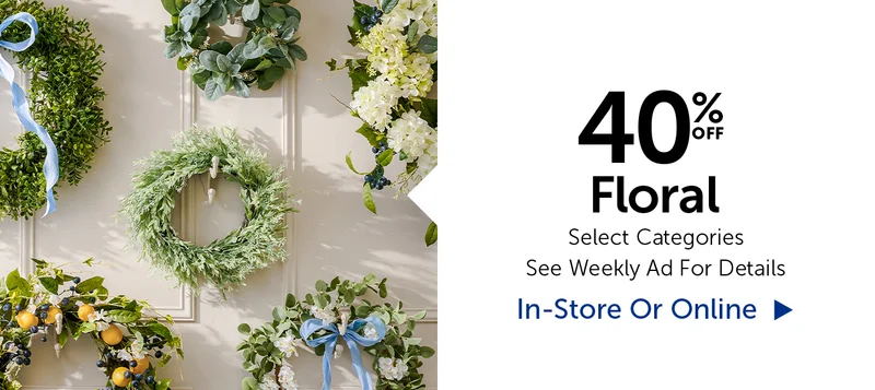 40% Off Floral - Select Categories