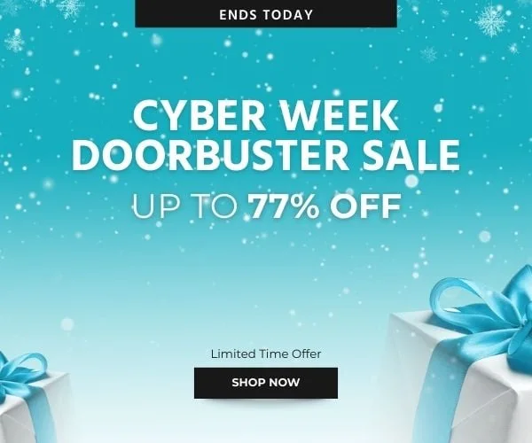 Cyber Week Doorbuster Sale Up to 77% OFF. Limited Time Offer. Shop Now.