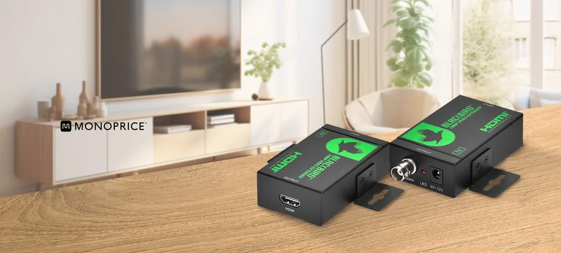 1080p Video Extender with HDMI® Over Coaxial Cable Up to 100m