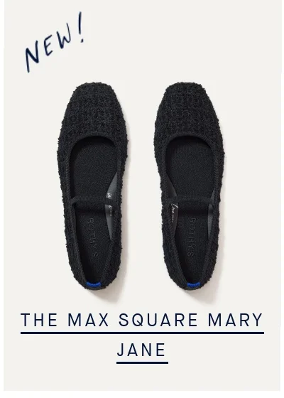 NEW! THE MAX SQUARE MARY JANE NEW! THE MAX SQUARE MARY JANE