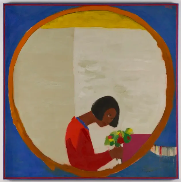 “Flower Sniffer” by Emma Amos