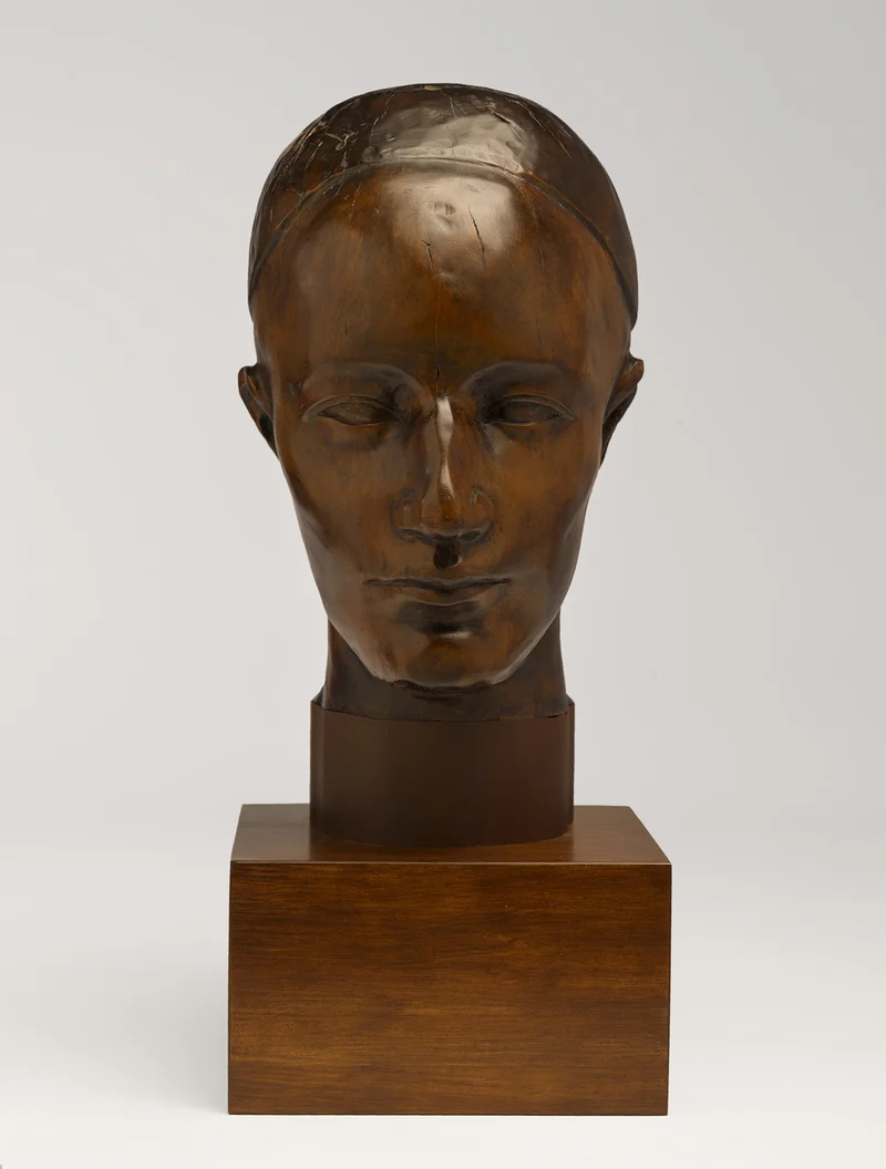 “Youth (Head in Wood)” by Nancy Elizabeth Prophet