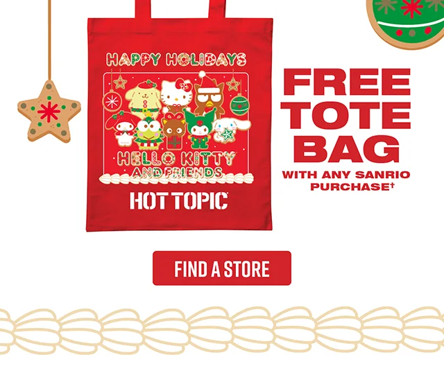 Free Tote Bag with any Sanrio Purchase! Find a Store