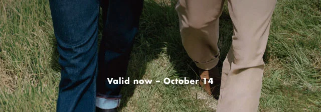 Valid now - October 14