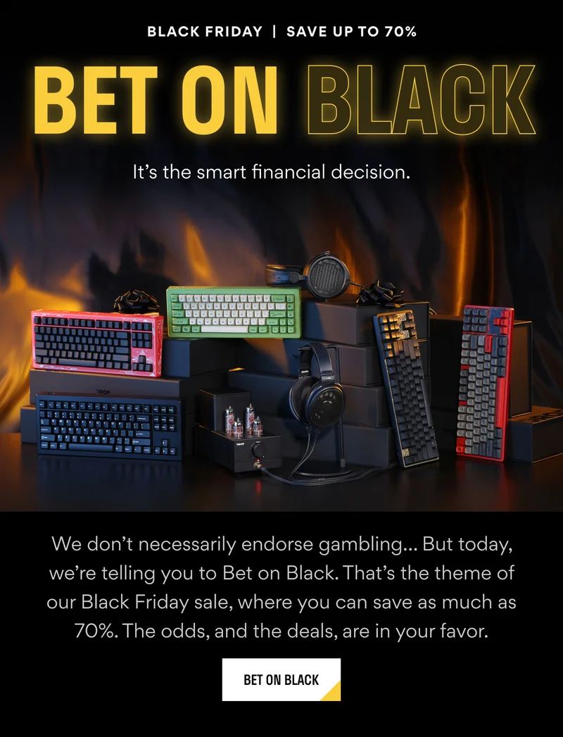 BLACK FRIDAY | Save up to 70% BLACK FRIDAY | Save up to 70%