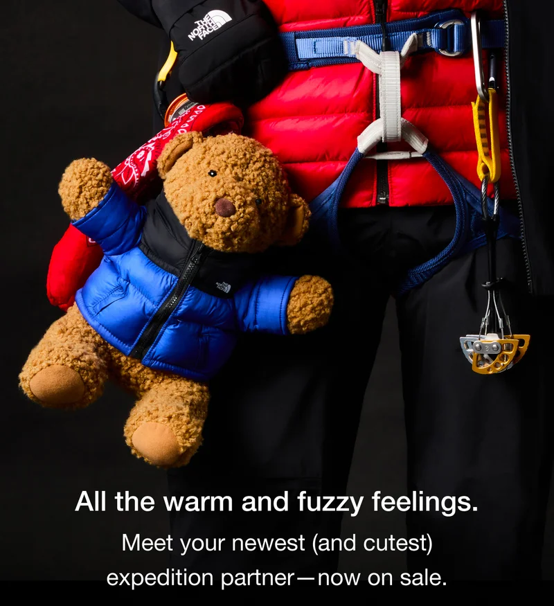 All the warm and fuzzy feelings. Meet your newest (and cutest) expedition partner-now on sale.