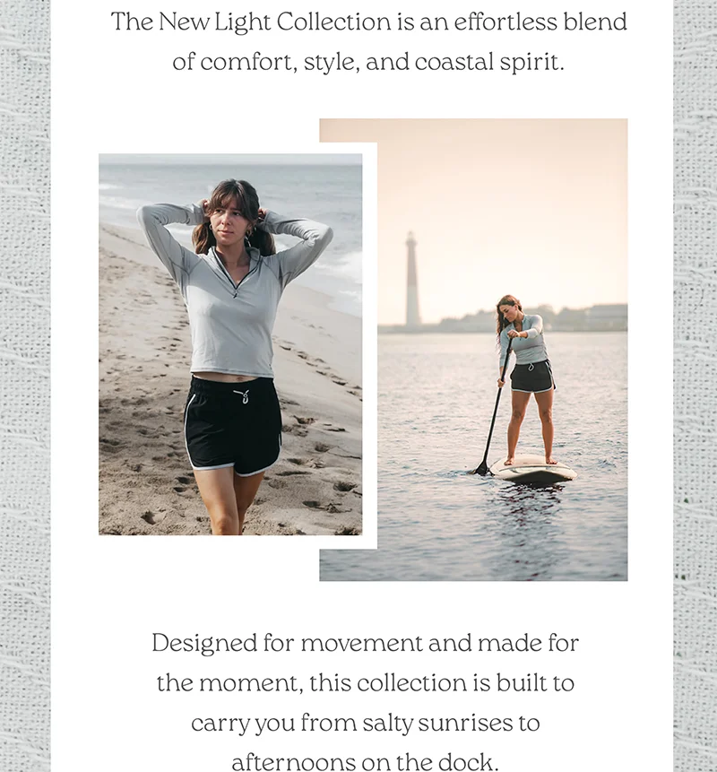 Designed for movement & made for the moment.