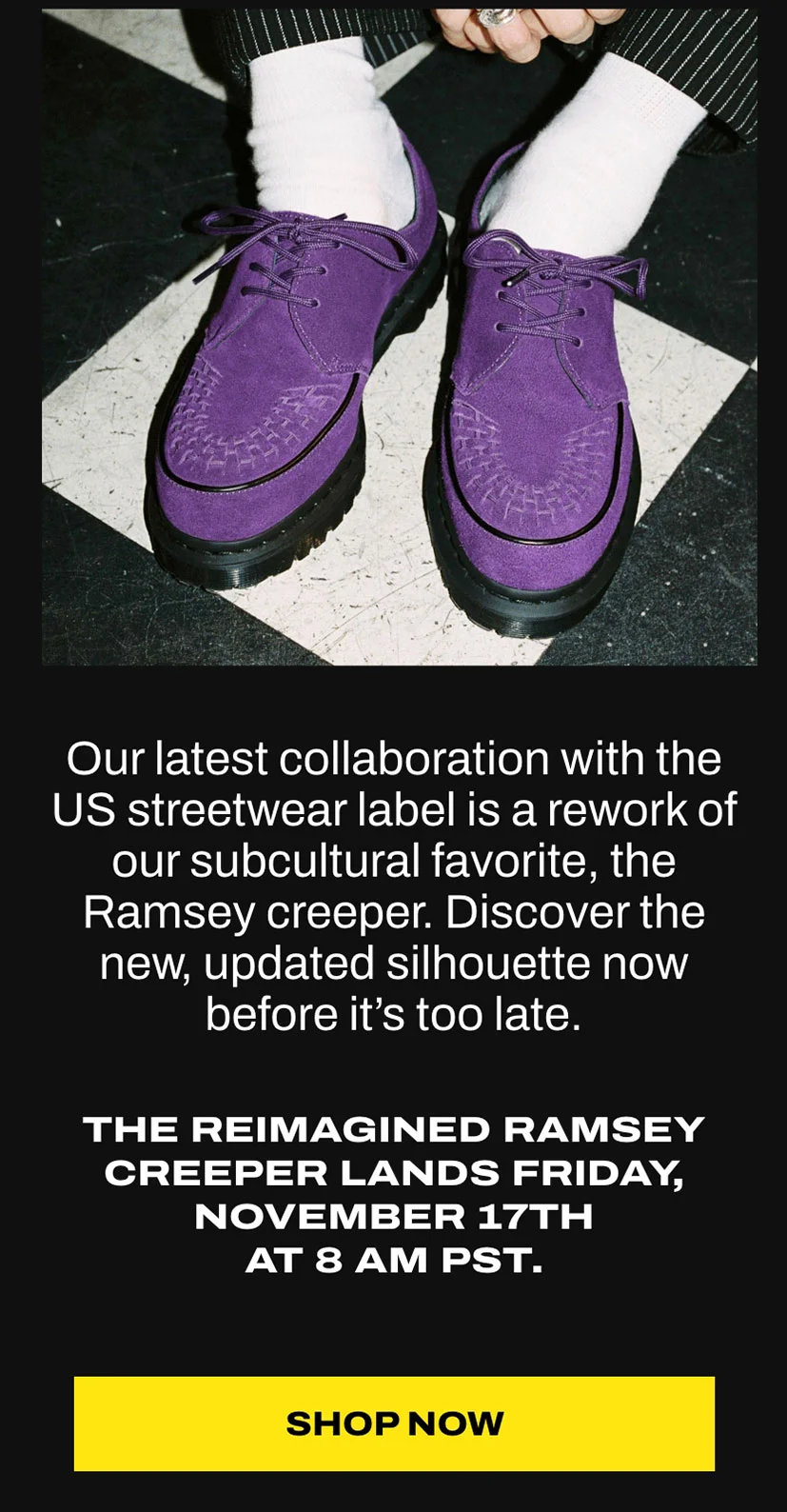 The reimagined Ramsey Creeper lands Friday, November 17th at 8 am PST.