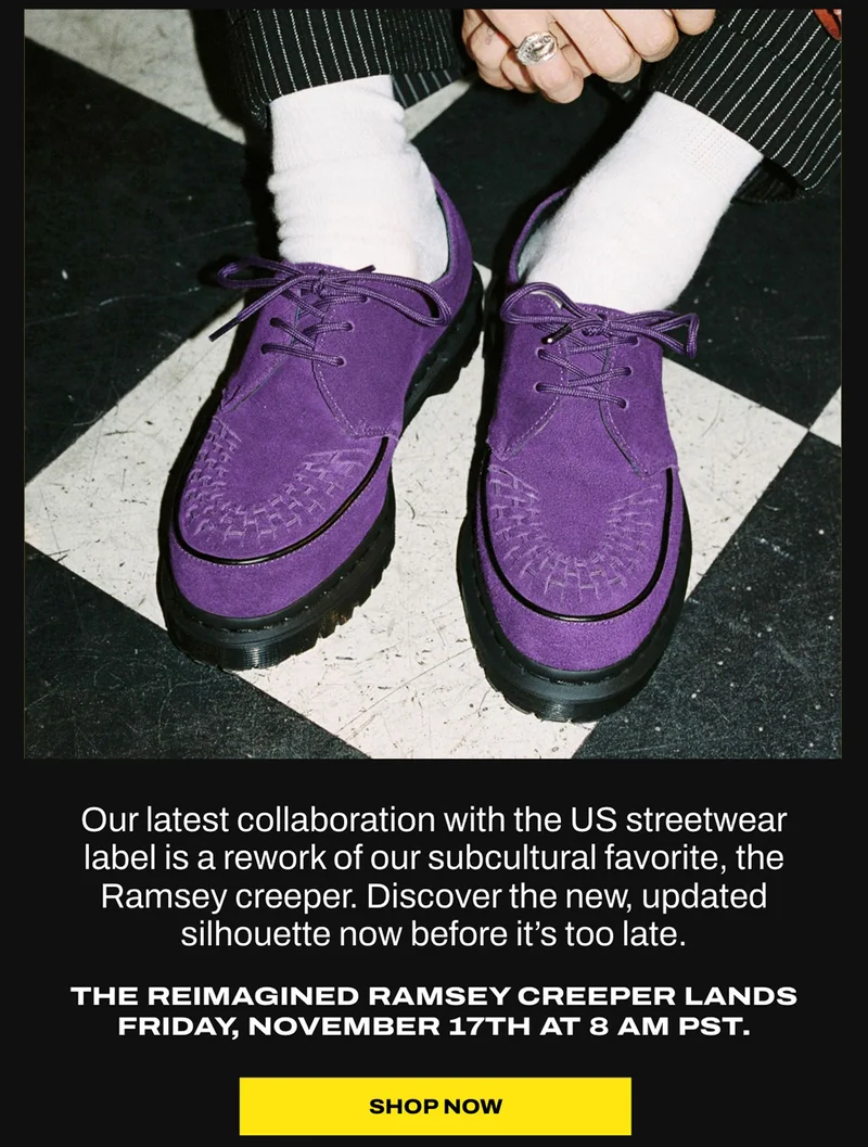 The reimagined Ramsey Creeper lands Friday, November 17th at 8 am PST.
