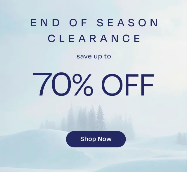 End of Season Clearance: Save Up to 70% Off