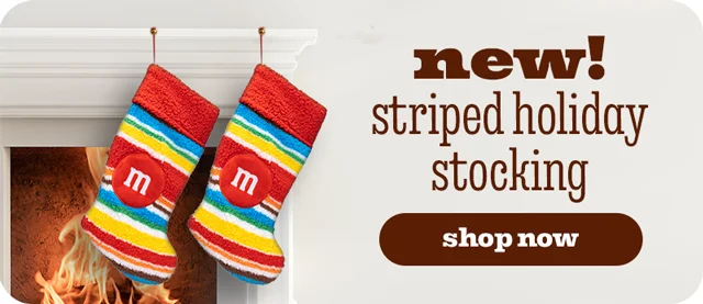 NEW STRIPED HOLIDAY STOCKING