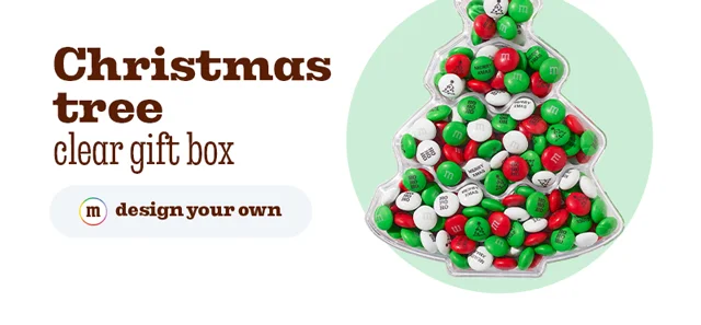 CHRISTMAS TREE CLEAR GIFT BOX