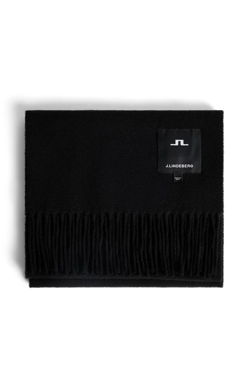 Image of Champ Solid Wool Scarf / Black