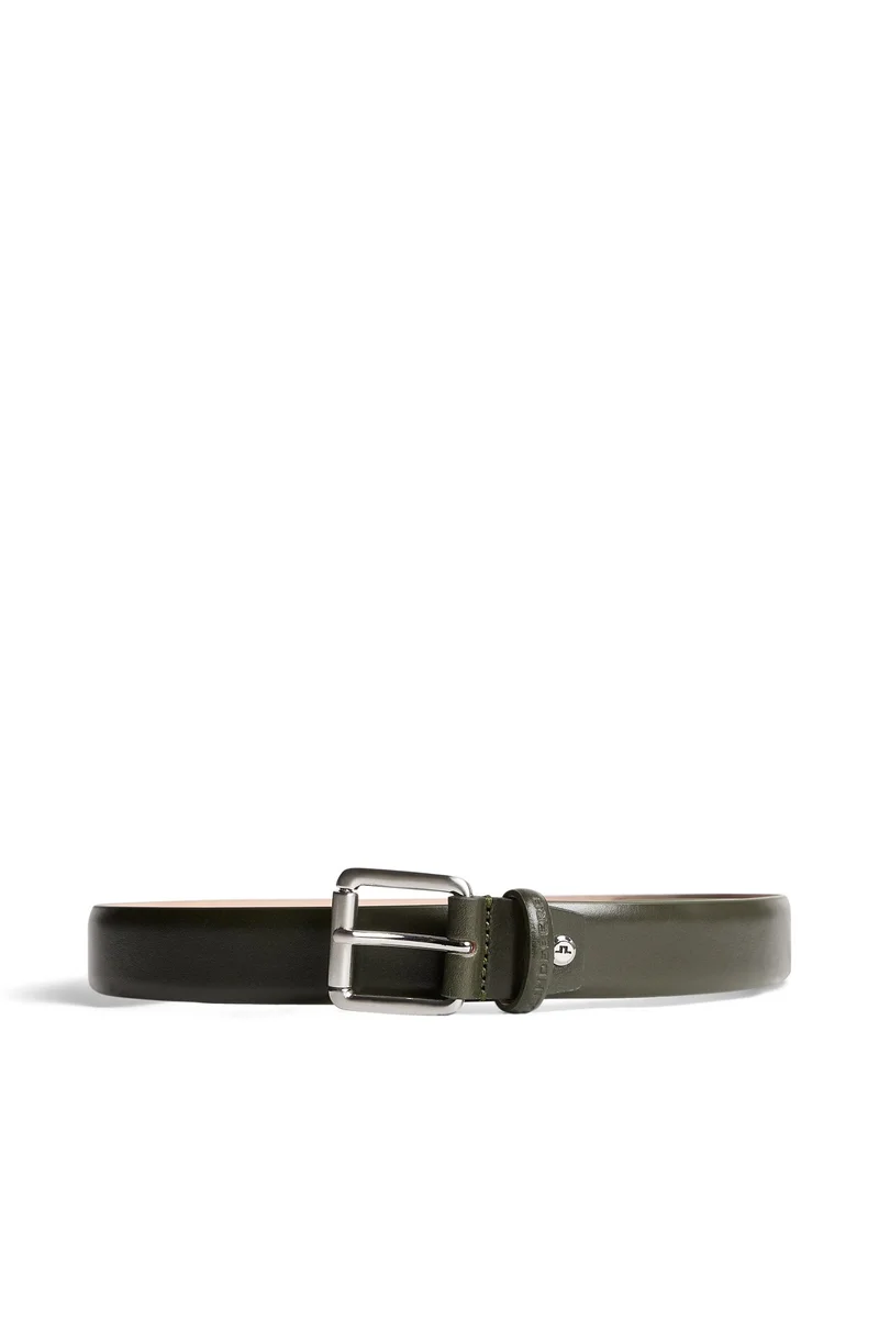 Image of Bill Leather Belt / Forest Green
