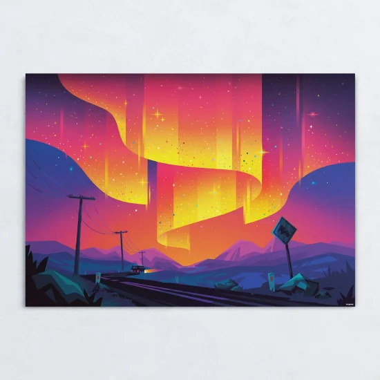 Southern Lights Poster