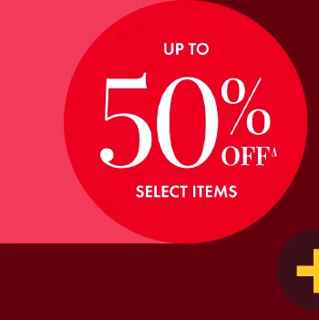 50% off Select Items