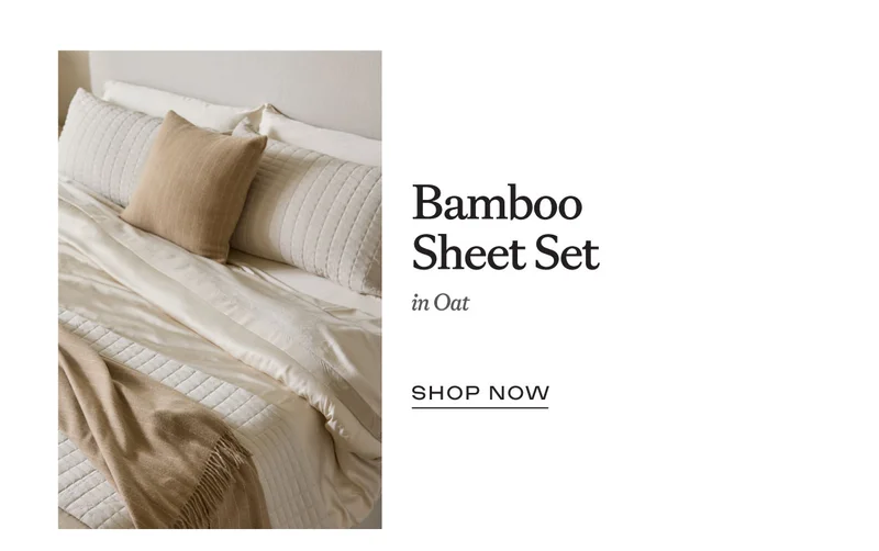 Bamboo Sheet Set - Shop Now Bamboo Sheet Set - Shop Now