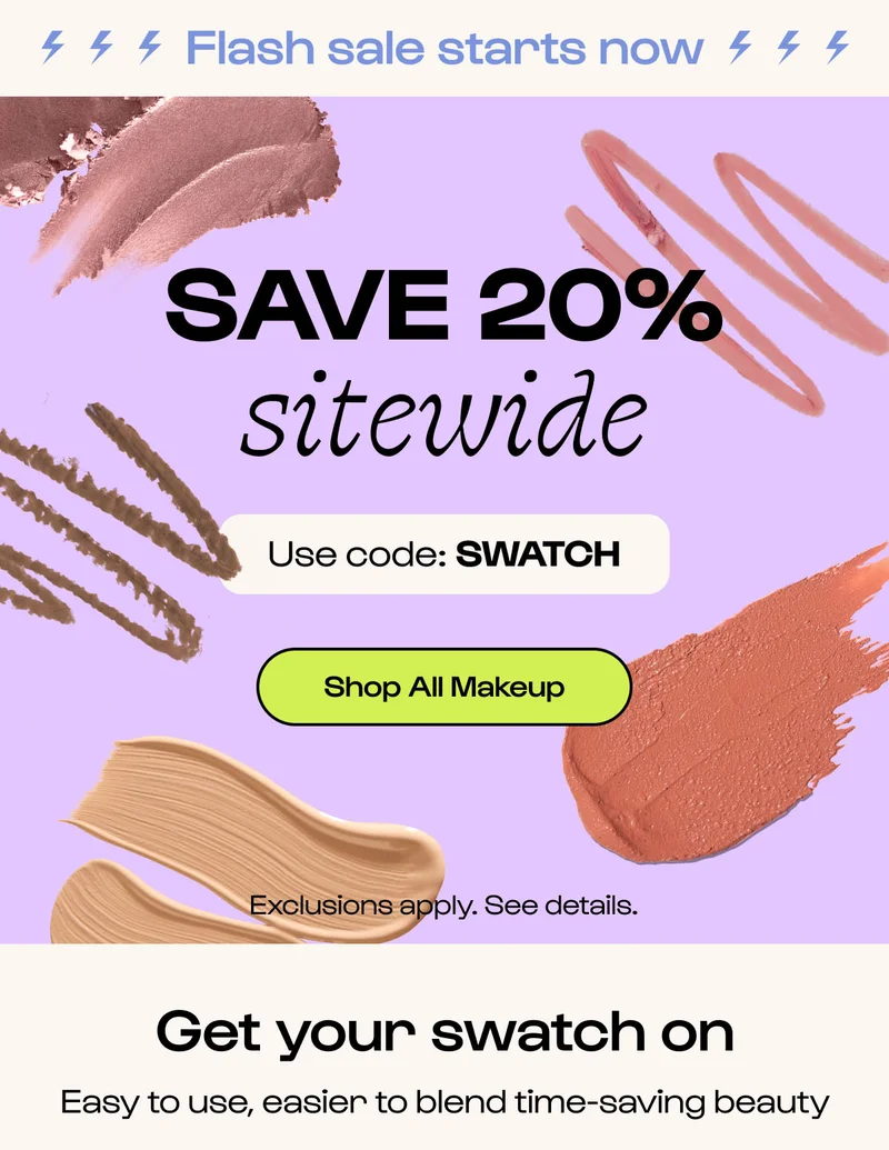 20% using code swatch