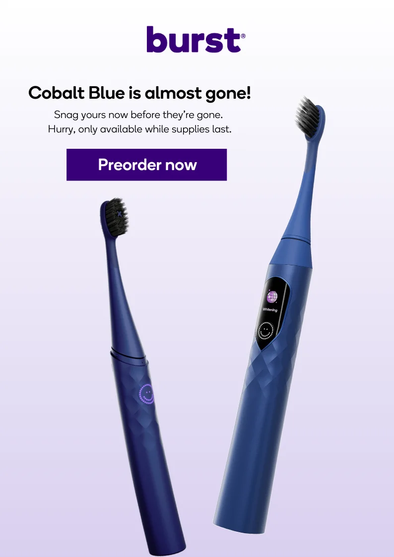 Cobalt Blue is almost sold out! Order today to get yours.
