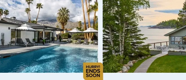 Enjoy 10% off select vacation homes when you book your spring getaway by March 27, 2025.