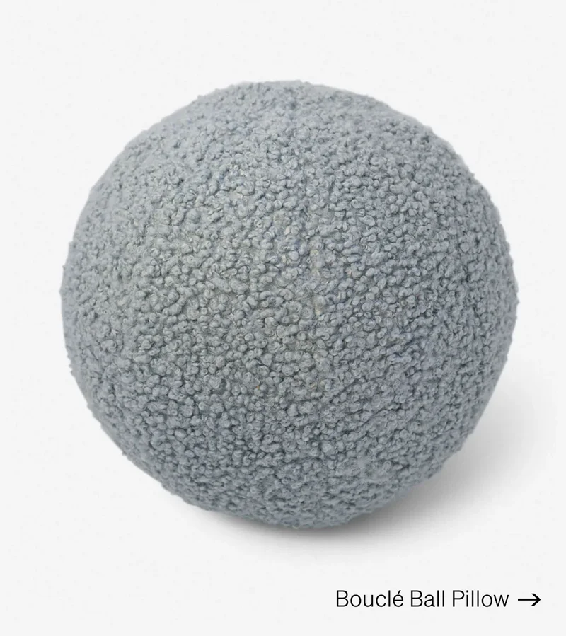 Shop Boucle Ball Pillow