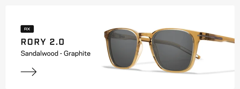Rory 2.0 Prescription Sunglasses - Sandalwood - Graphite