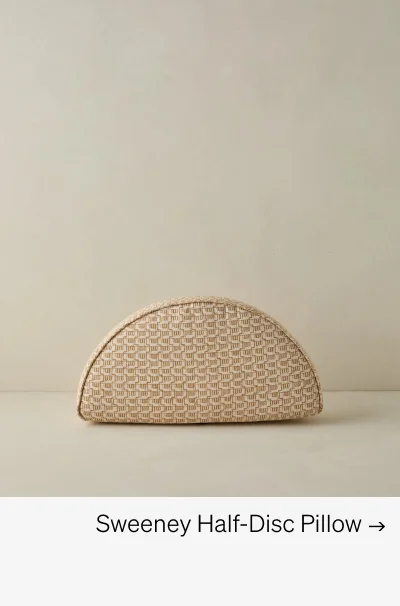 Shop Sweeney Half-Disc Pillow