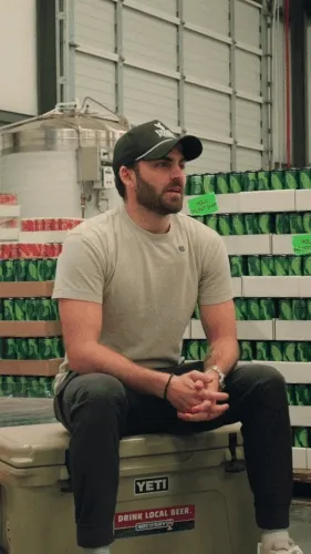Founders, Piece and Billy, explaining the start of Rebel Rabbit.