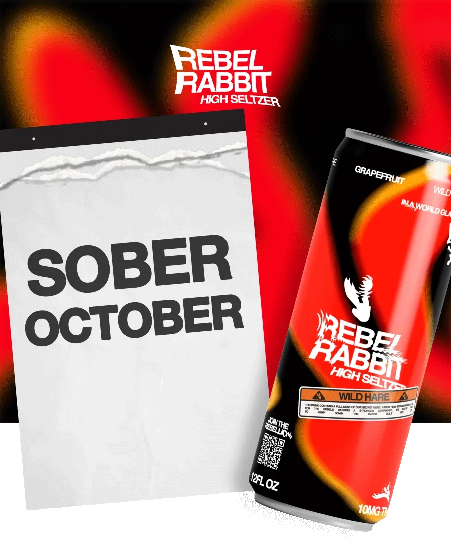 Rebel Rabbit — Sober October is Here.