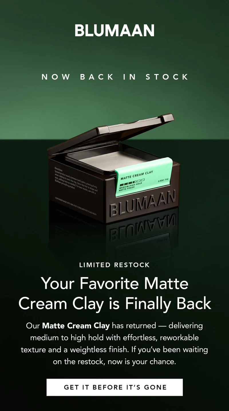 Your Favorite Matte Cream Clay is Finally Back
