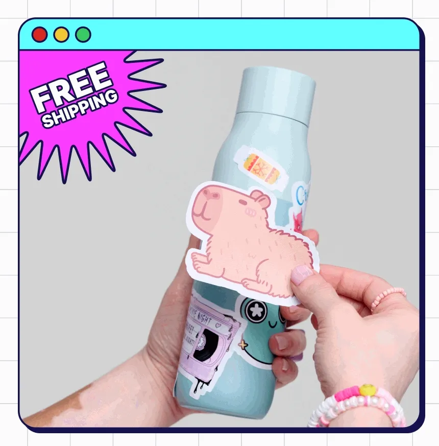 Free US Shipping on Stickers