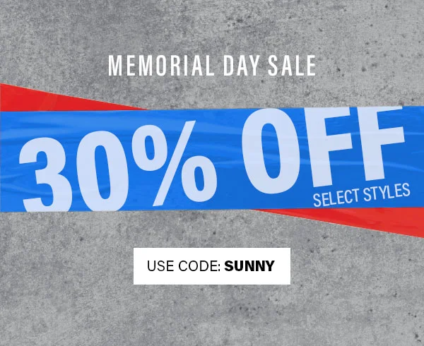 Memorial Day Sale 30% Off use code Sunny