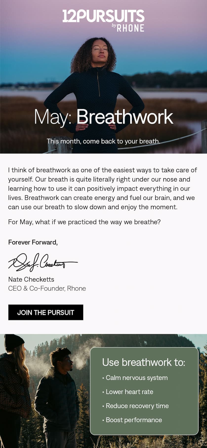 12 Pursuits by Rhone. May - Breathwork