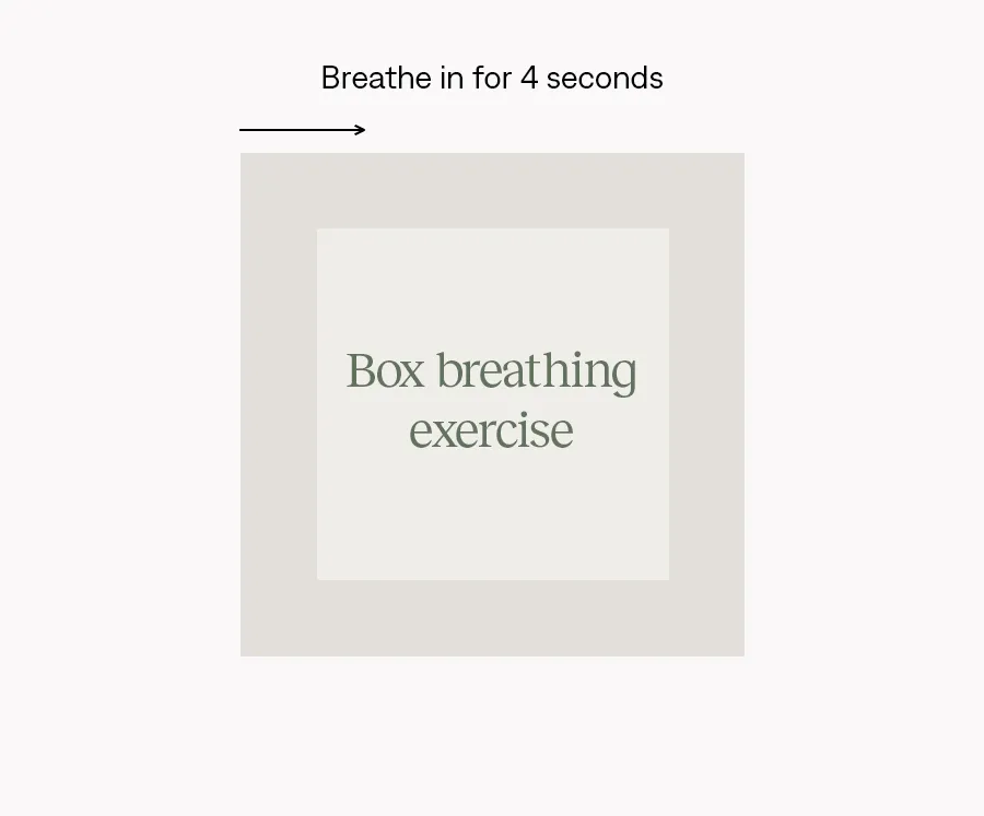 Box breathe with us